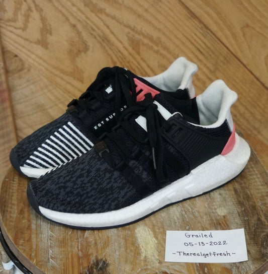 Adidas EQT Support 93/17 Core Black Turbo Red 2017