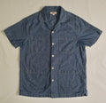 Wallace & Barnes Short-Sleeve Chambray Camp Collar Shirt