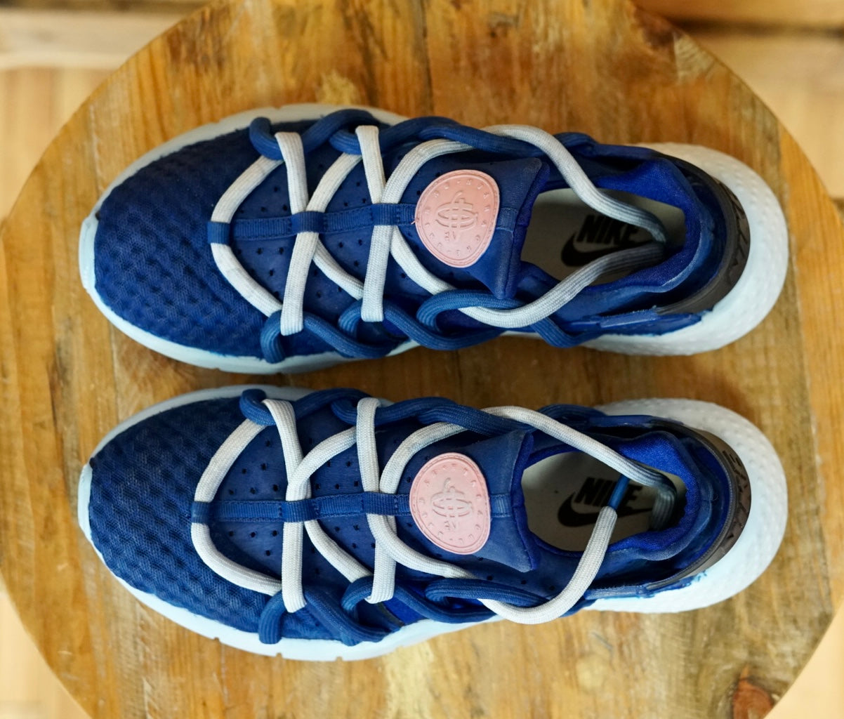 Nike Air Huarache NM (Nature/Sandal) Sneakers FULLY CUSTOM DYE AND COLOR CHANGES LOGO