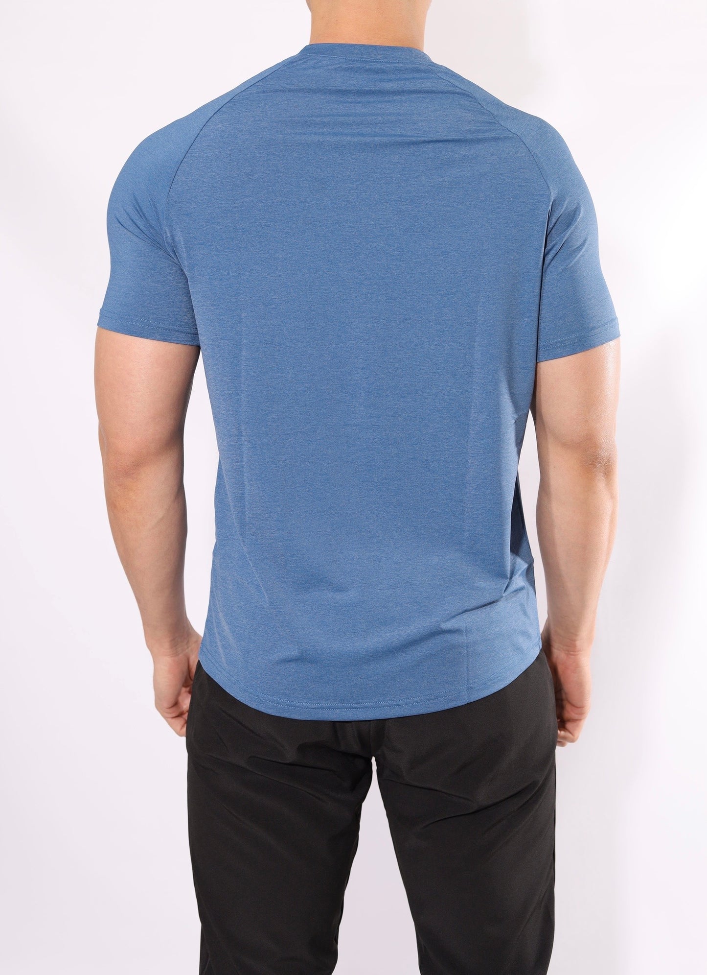 Kinetic Energy Ocean Blue Short Sleeve