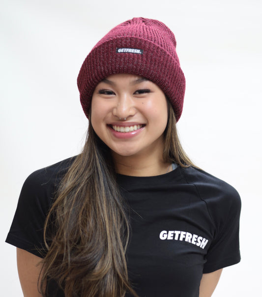 Beanie ( Full Reflective ) Maroon